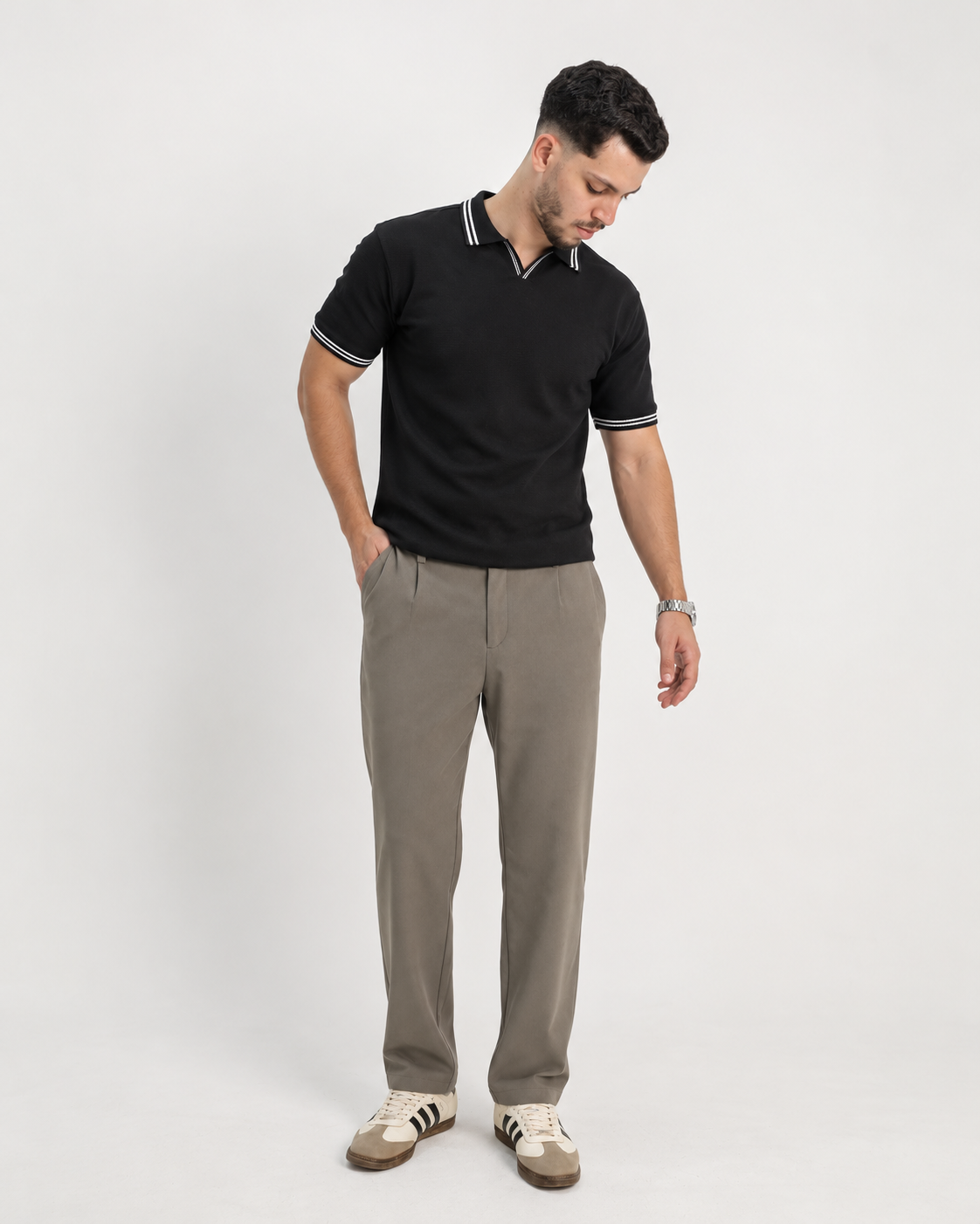 The Essential Classic — Olive Taupe