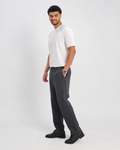 The Linen-Wool Trouser — Stone Grey